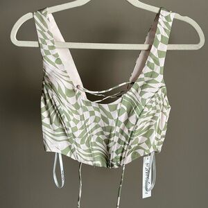 Brand new with tags. XS corset top from For Love & Lemons.